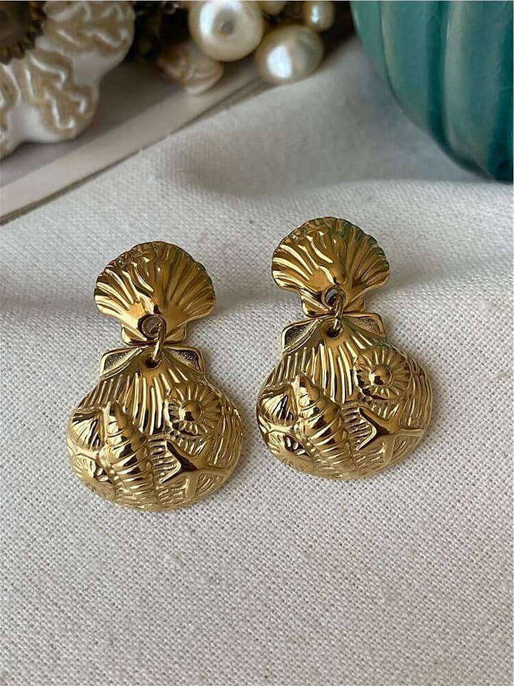 Luseera Pozłacane kolczyki-wkrętki rozmiar: onesize