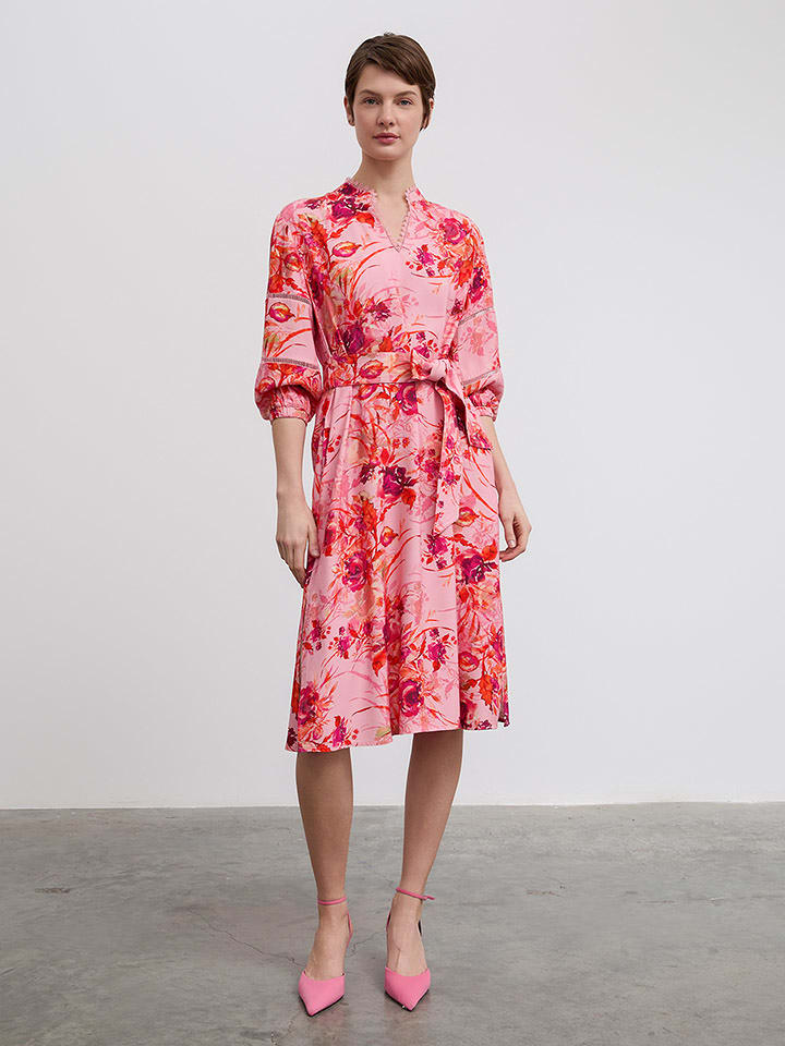 BGN Sukienka w kolorze jasnoróżowo-czerwonym rozmiar: 40