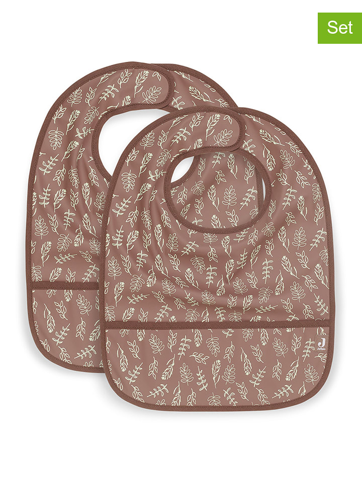 Jollein Śliniaczki (2 szt.) w kolorze brązowym rozmiar: onesize