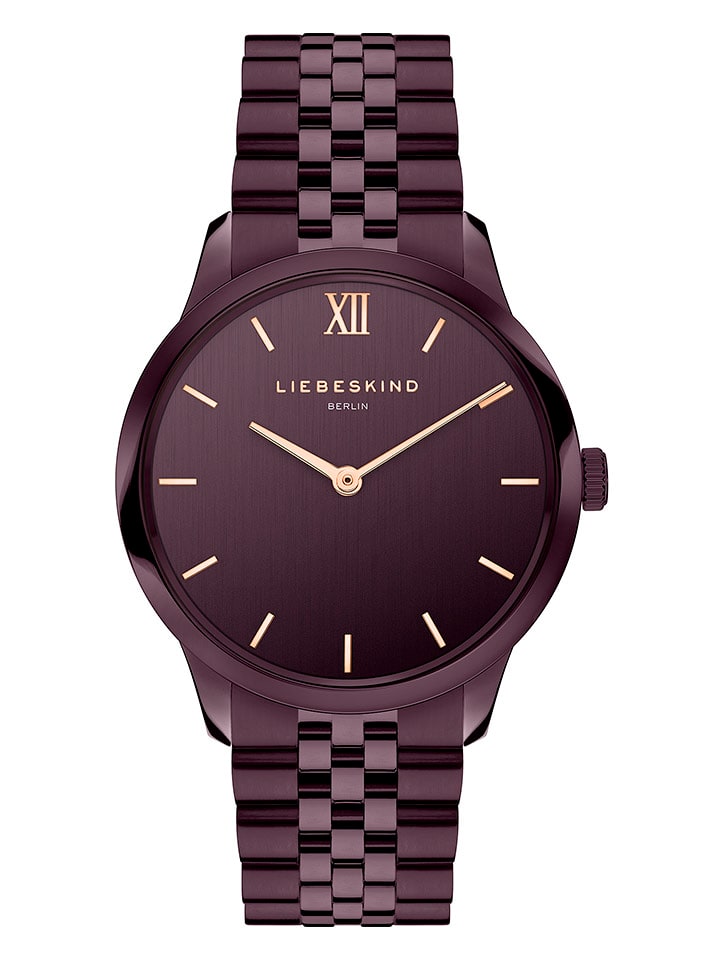 Liebeskind Zegarek kwarcowy w kolorze ciemnofioletowym rozmiar: onesize
