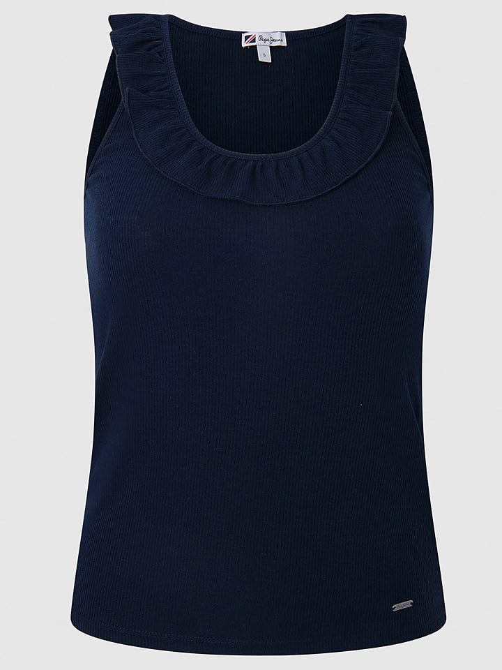 Pepe Jeans Top w kolorze granatowym rozmiar: XS