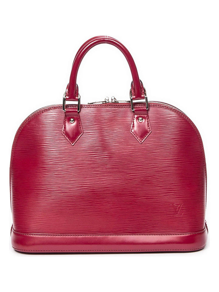 Louis Vuitton Skórzana torebka w kolorze jagodowym - 30 x 23 x 15 cm rozmiar: onesize