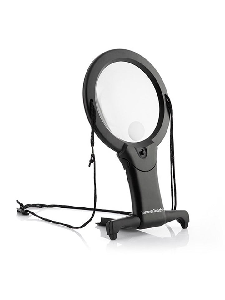 InnovaGoods Lupa LED w kolorze czarnym - wys. 23 x Ø 13,5 cm rozmiar: onesize