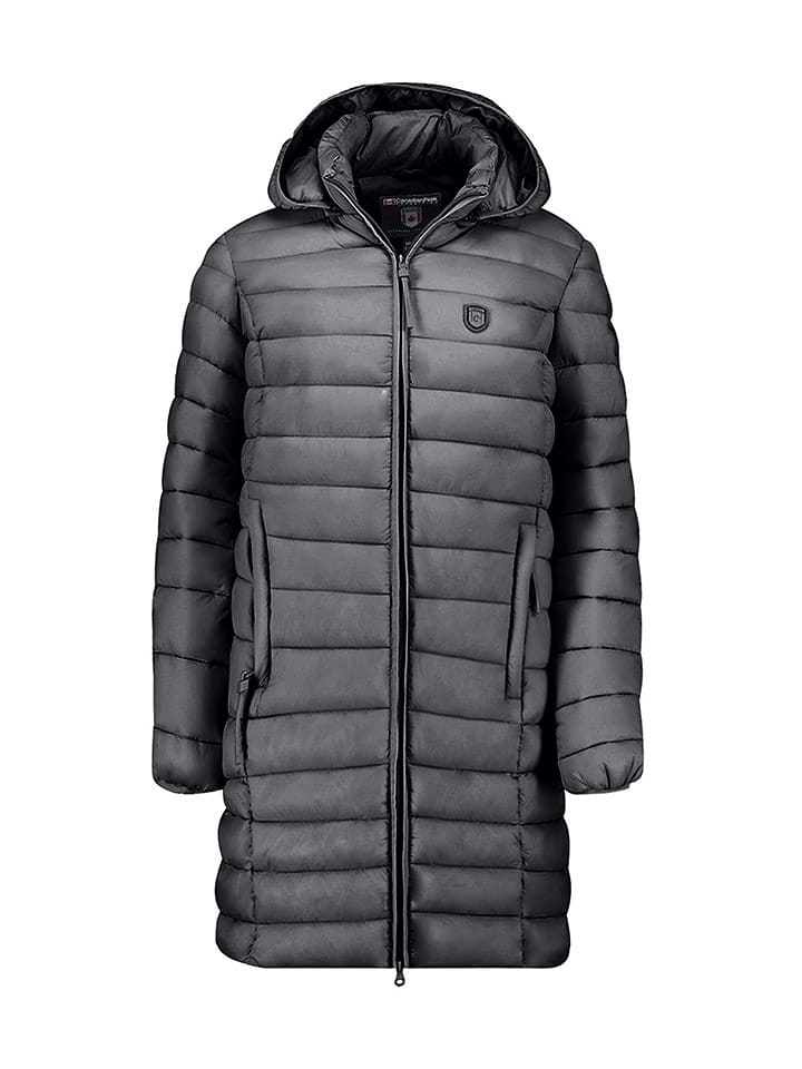 Canadian Peak Płaszcz pikowany "Akitaleak" w kolorze antracytowym rozmiar: XL