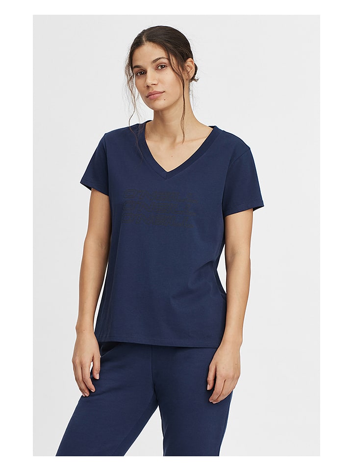 O'Neill Koszulka "Triple Stack" w kolorze granatowym rozmiar: XS