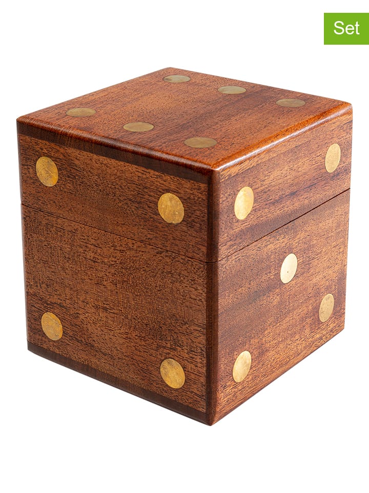 Kare 6-częściowy zestaw "Dice" w kolorze jasnobrązowym rozmiar: onesize