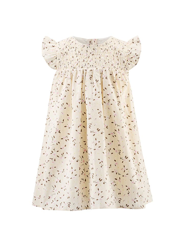 happy girls by Eisend Sukienka w kolorze kremowym rozmiar: 128