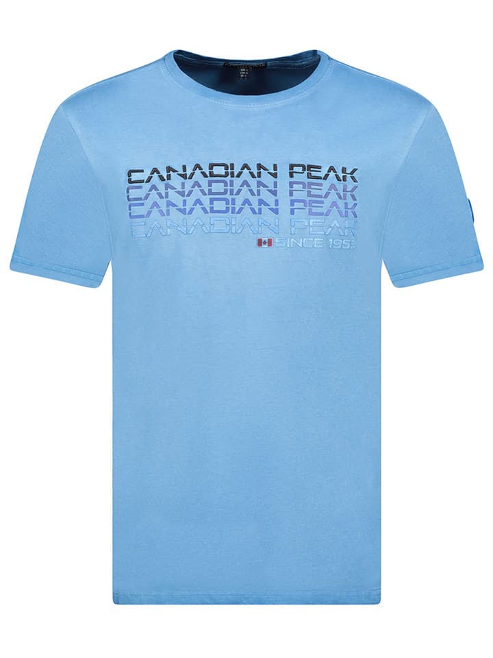 Canadian Peak Koszulka "Jayeak" w kolorze niebieskim rozmiar: 3XL