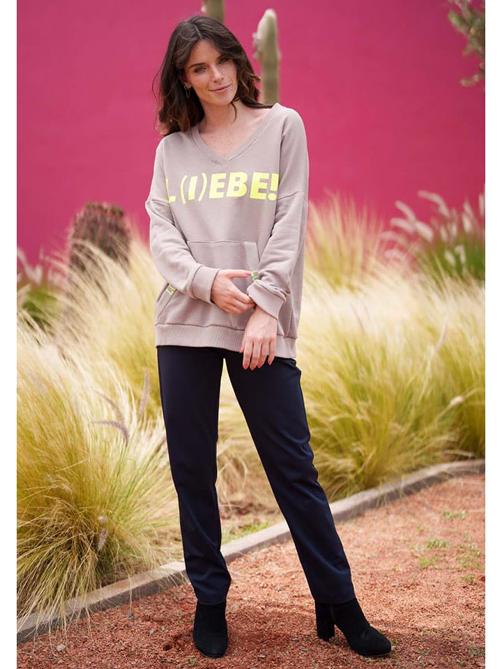 miss goodlife Spodnie w kolorze granatowym rozmiar: XL