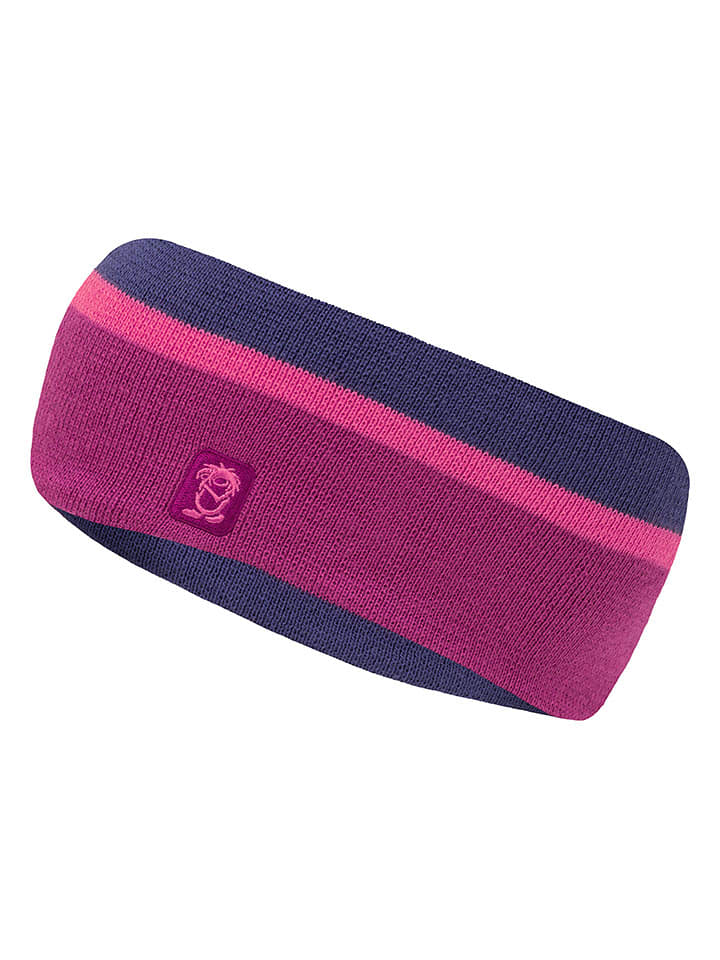 Trollkids Opaska "Hafjell" w kolorze różowym na czoło rozmiar: 48-52 cm