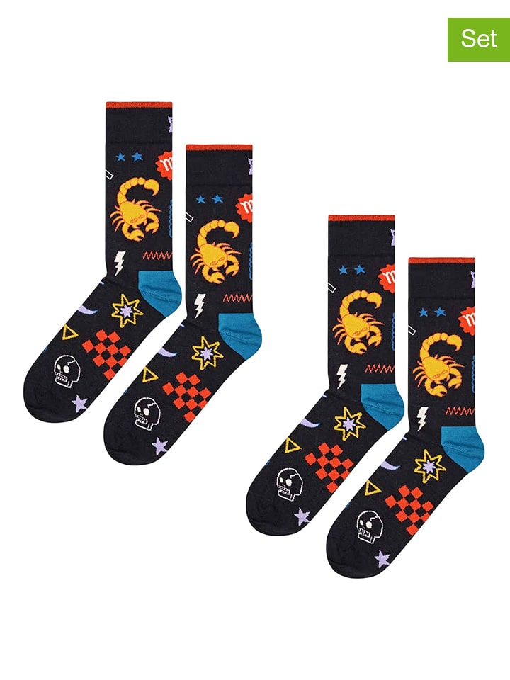 Happy Socks Skarpety (2 pary) ze wzorem rozmiar: 36-40