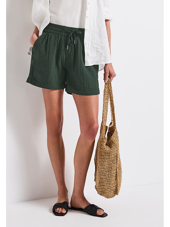 Street One Szorty w kolorze zielonym rozmiar: 44