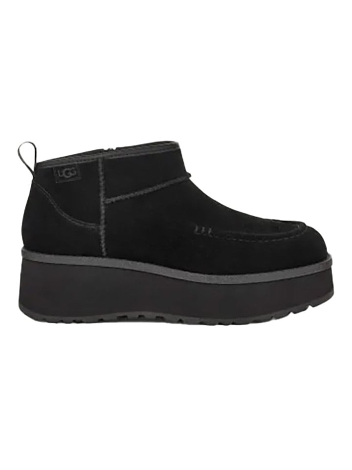 UGG Skórzane botki "Cityfunc Ultra Mini" w kolorze czarnym rozmiar: 38