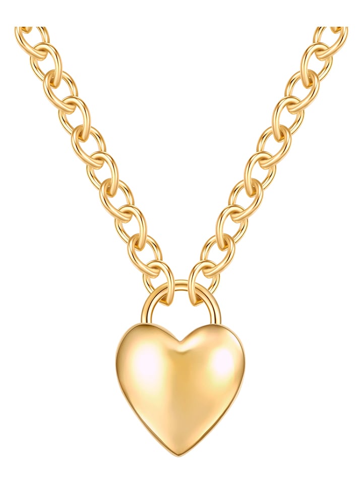 Yokoamii Pozłacany naszyjnik z elementem ozdobnym - dł. 48 cm rozmiar: onesize