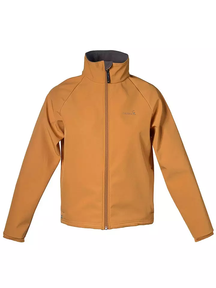 Isbjörn Kurtka softshellowa "Thunder" w kolorze pomarańczowym rozmiar: 158/164