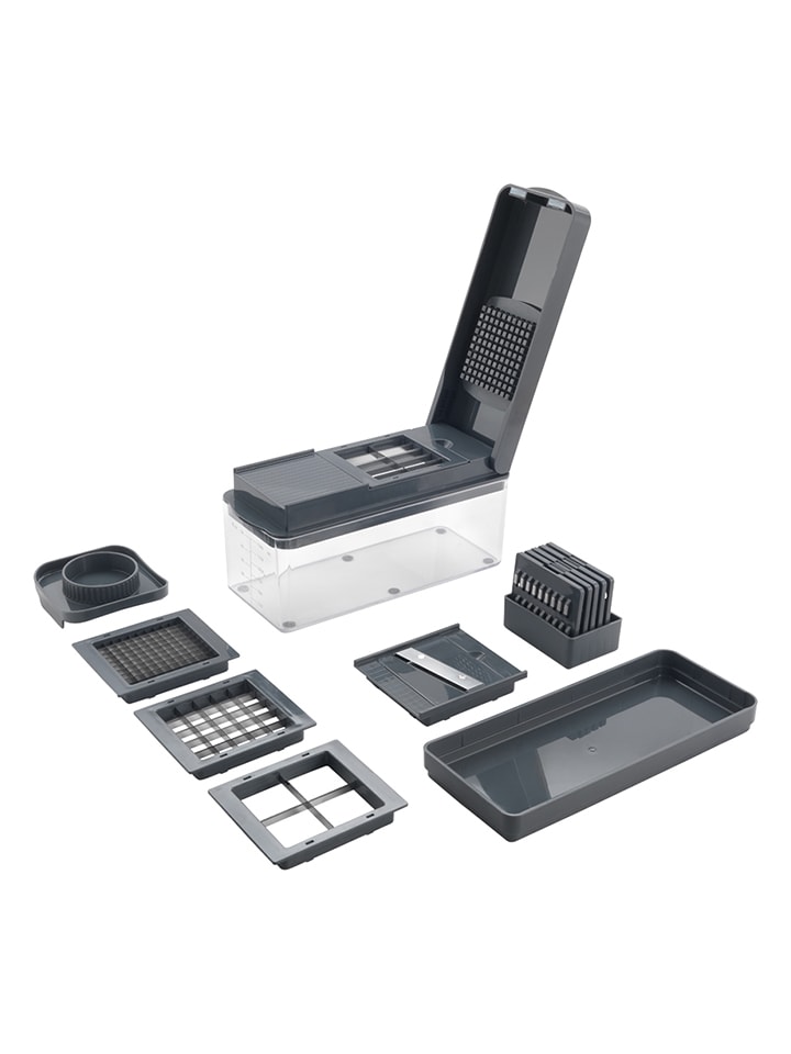 metaltex Krajalnica w kolorze szarym do owoców/warzyw - dł. 23,5 cm rozmiar: onesize