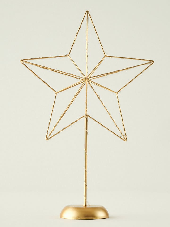 BELLA MAISON Dekoracja LED w kolorze złotym - 30 x 46 x 11 cm rozmiar: onesize