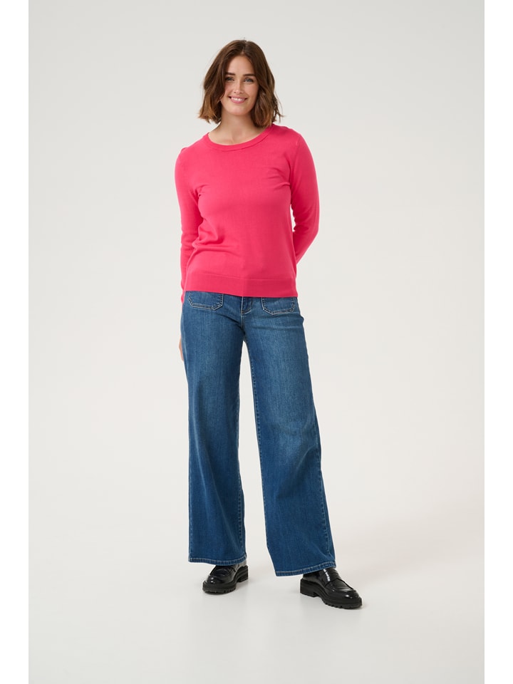 Kaffe Sweter w kolorze różowym rozmiar: XXL