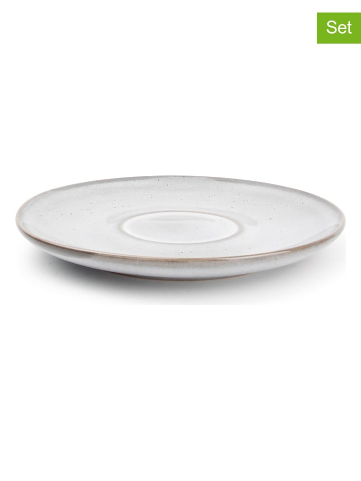 Salt and Pepper Spodki (4 szt.) "Freckles" w kolorze szarym - Ø 15 cm rozmiar: onesize