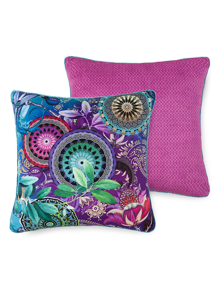 Hip Poduszka "Axelle" w kolorze fioletowym ze wzorem rozmiar: 48x48 cm