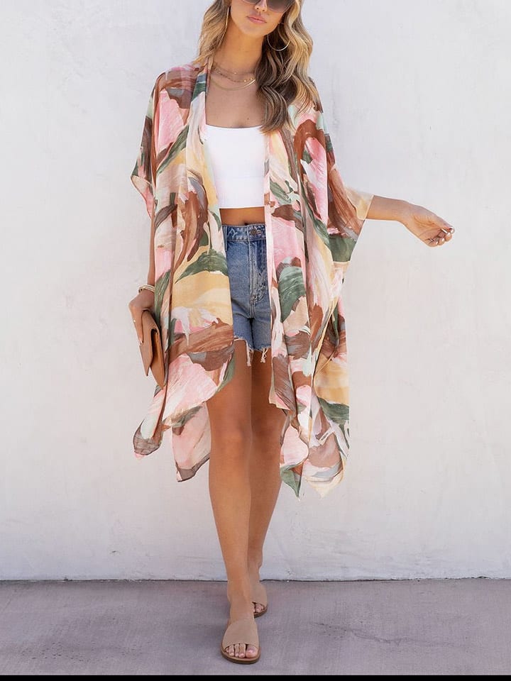 Milan Kiss Kimono ze wzorem rozmiar: M