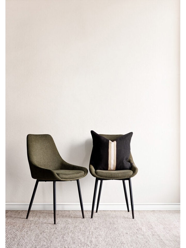 Zelected by Houze Poszewka w kolorze czarnym na poduszkę - 50 x 50 cm rozmiar: onesize