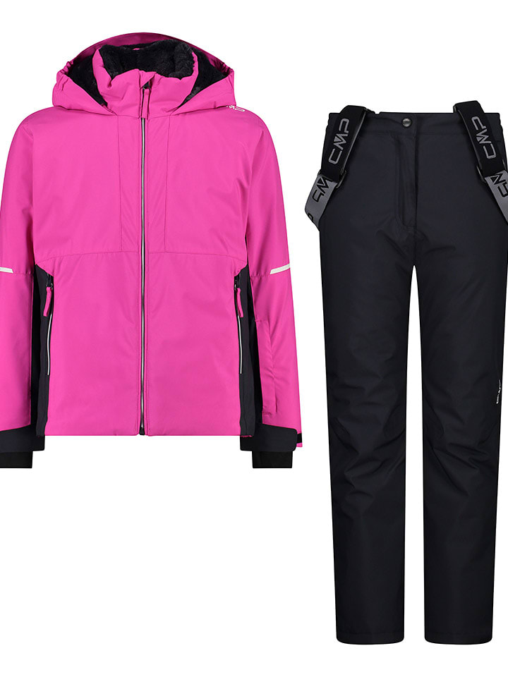 CMP 2-częściowy zestaw narciarski w kolorze różowo-czarnym rozmiar: 140