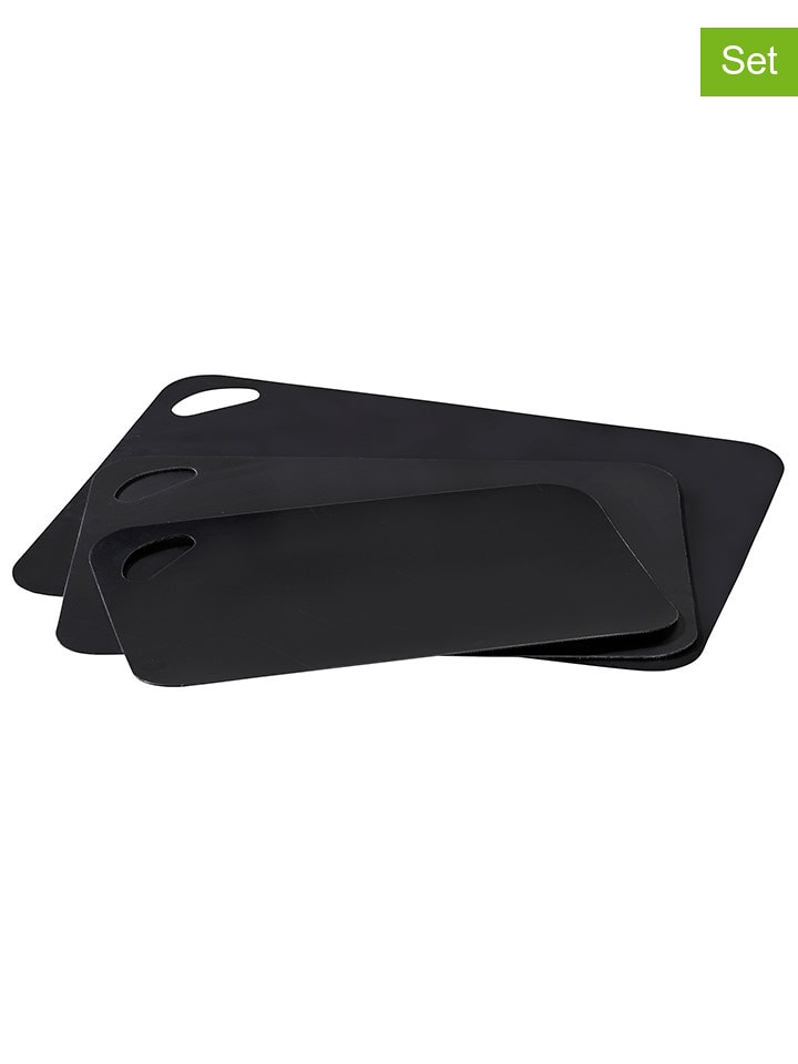 Wenko Deski (3 szt.) "Felix" w kolorze czarnym do krojenia rozmiar: onesize