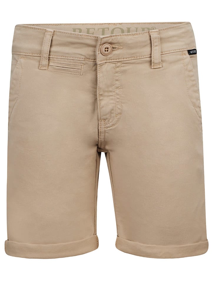 Retour Bermudy "Freek" w kolorze beżowym rozmiar: 158/164
