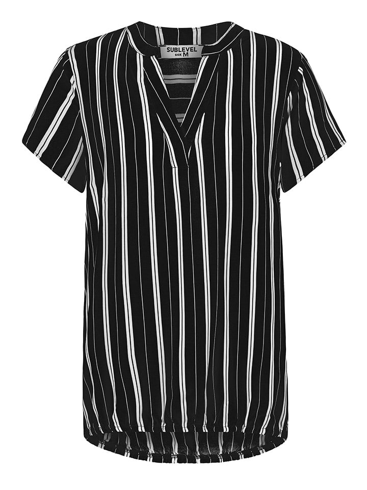 Sublevel Bluzka w kolorze czarno-białym rozmiar: M
