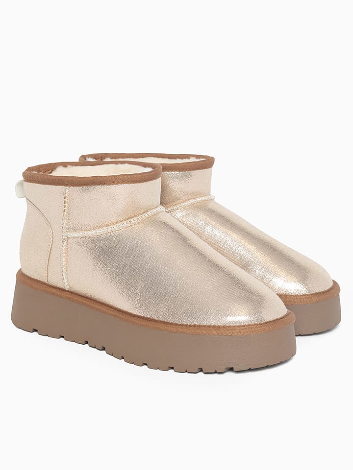 Blackfield Botki zimowe "Milli" w kolorze złotym rozmiar: 38