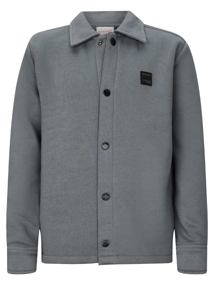Retour Kurtka koszulowa "Arvid" w kolorze szarym rozmiar: 122/128