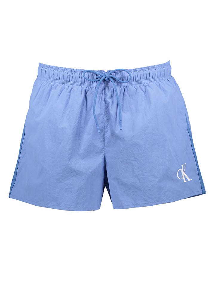 CALVIN KLEIN UNDERWEAR Szorty kąpielowe w kolorze niebieskim rozmiar: S