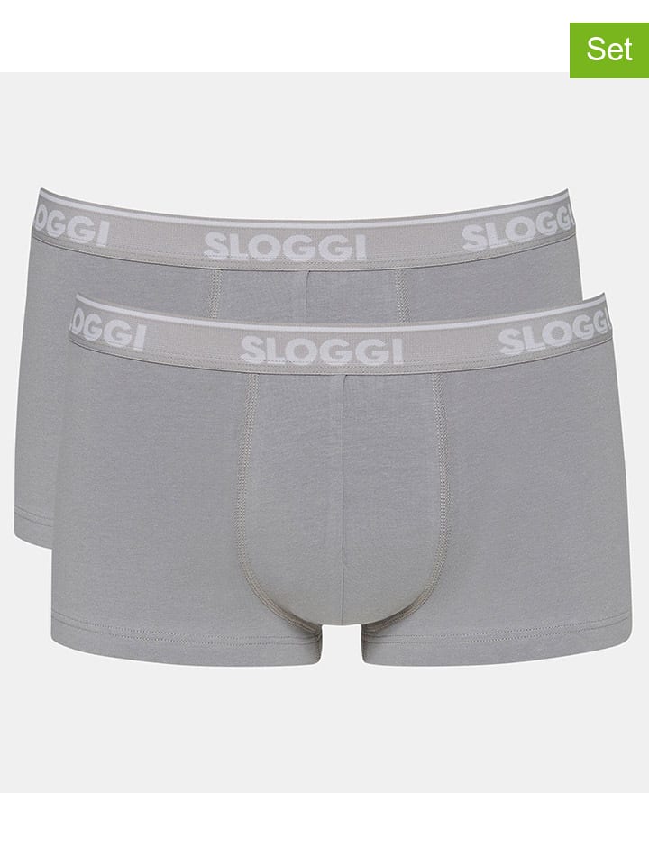 Sloggi Bokserki (2 pary) w kolorze szarym rozmiar: M