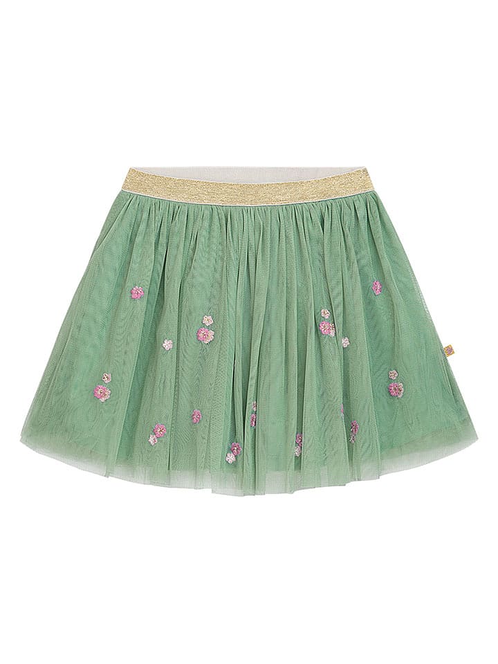 Danamade Spódnica "Cataleya" w kolorze zielono-złoto-jasnoróżowym rozmiar: 92