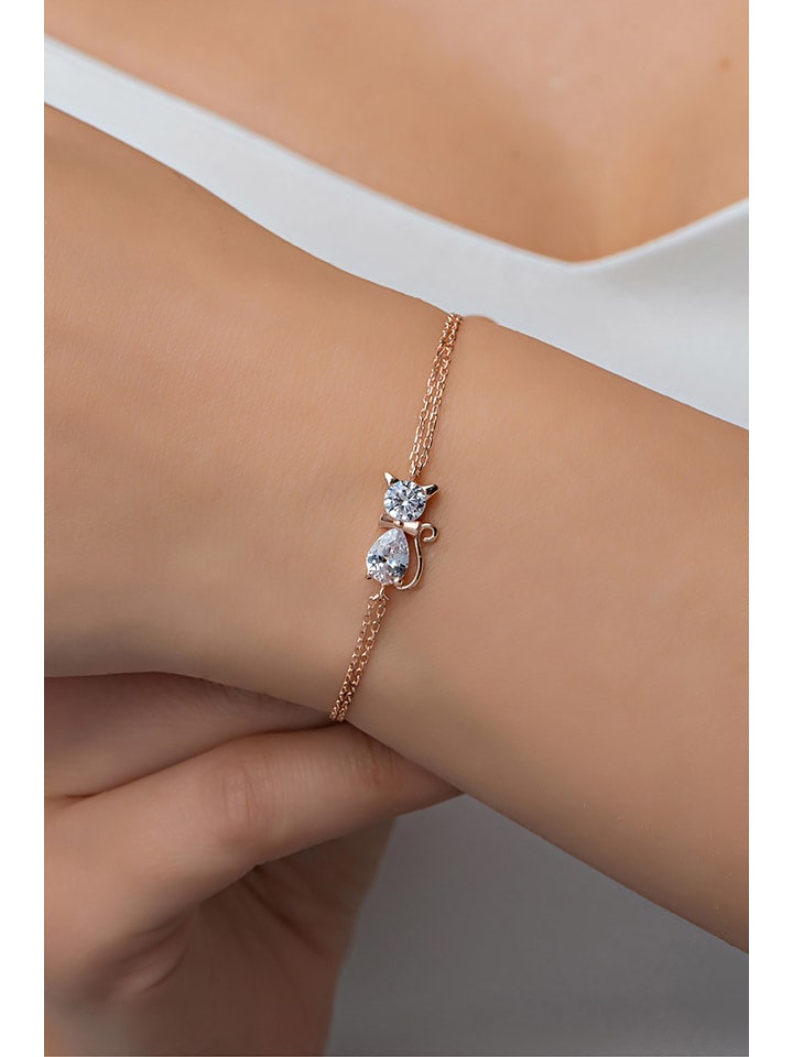 Heliophilia Srebrna bransoletka z elementem ozdobnym rozmiar: onesize