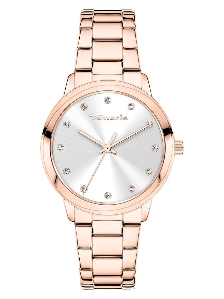 Tamaris Zegarek kwarcowy w kolorze różowozłoto-srebrnym rozmiar: onesize