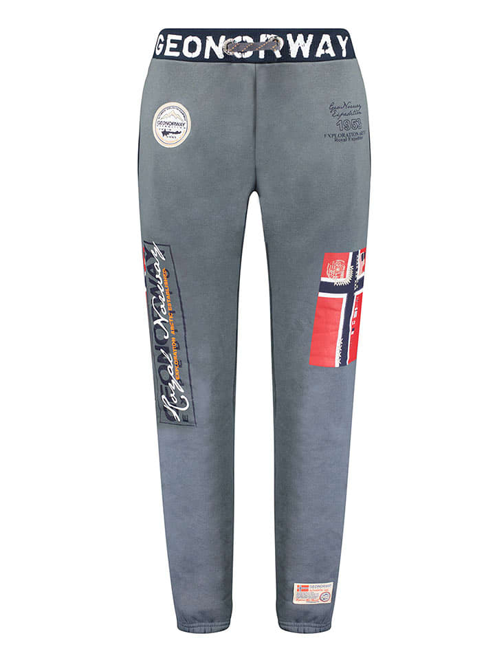 Geographical Norway Spodnie dresowe "Moliere" w kolorze szarym rozmiar: 152