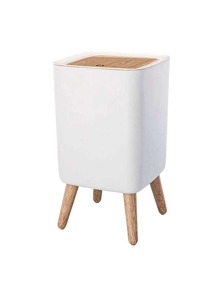 Kitchen Move Dotykowy kosz "Malmo" w kolorze biało-jasnobrązowym na śmieci - 10 l rozmiar: onesize