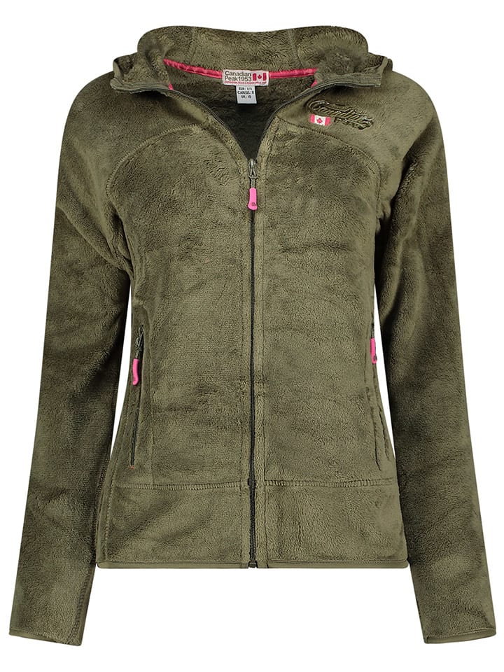 Canadian Peak Kurtka polarowa "Upaloodeak" w kolorze khaki rozmiar: XL