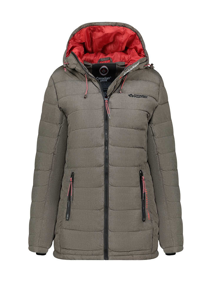 Canadian Peak Płaszcz pikowany "Astaneak" w kolorze khaki rozmiar: M