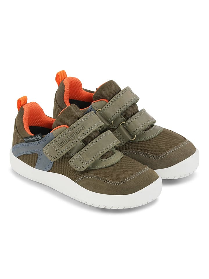 Bundgaard Skórzane sneakersy "Bennie Strap" w kolorze khaki rozmiar: 31