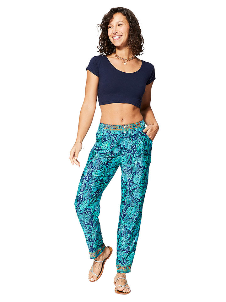 Ipanima Spodnie w kolorze turkusowym rozmiar: 34/36