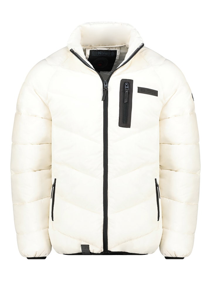 Geographical Norway Kurtka zimowa "Bruel" w kolorze białym rozmiar: XL