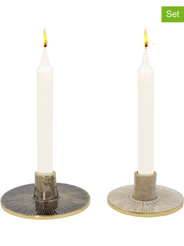 Anticline Świeczniki (2 szt.) w kolorze złoto-kremowo-czarnym rozmiar: onesize