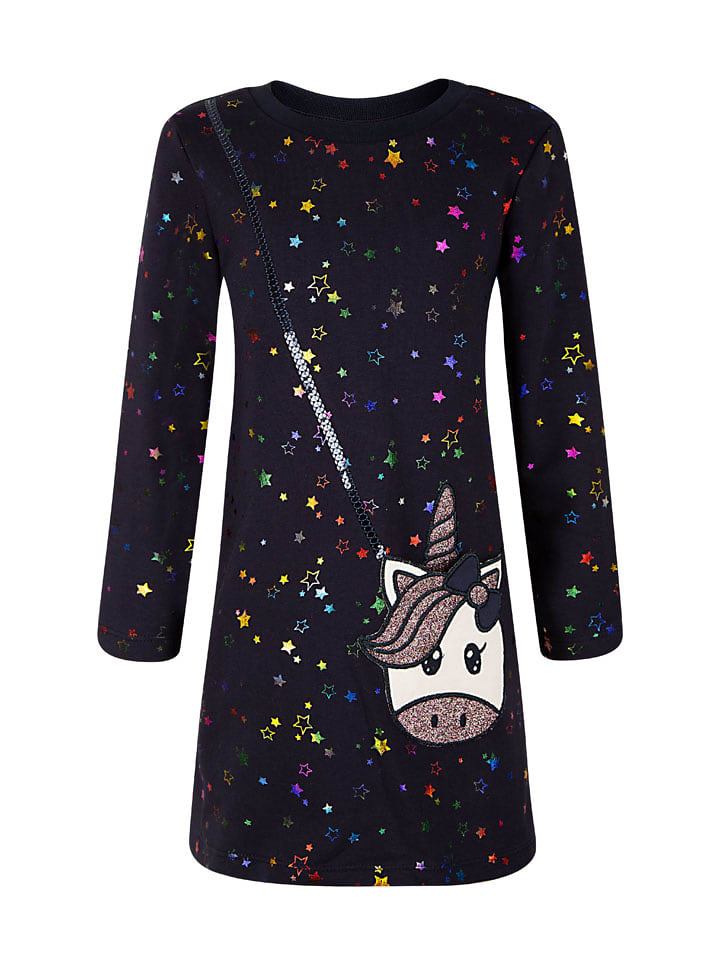 happy girls by Eisend Sukienka w kolorze granatowym rozmiar: 110