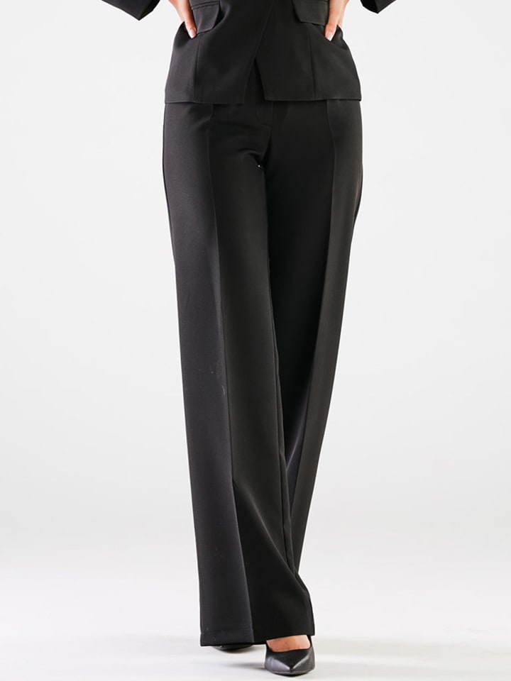 Awama Spodnie w kolorze czarnym rozmiar: XL