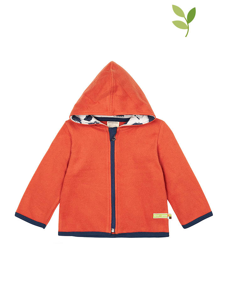 loud + proud Kurtka polarowa w kolorze pomarańczowym rozmiar: 74/80