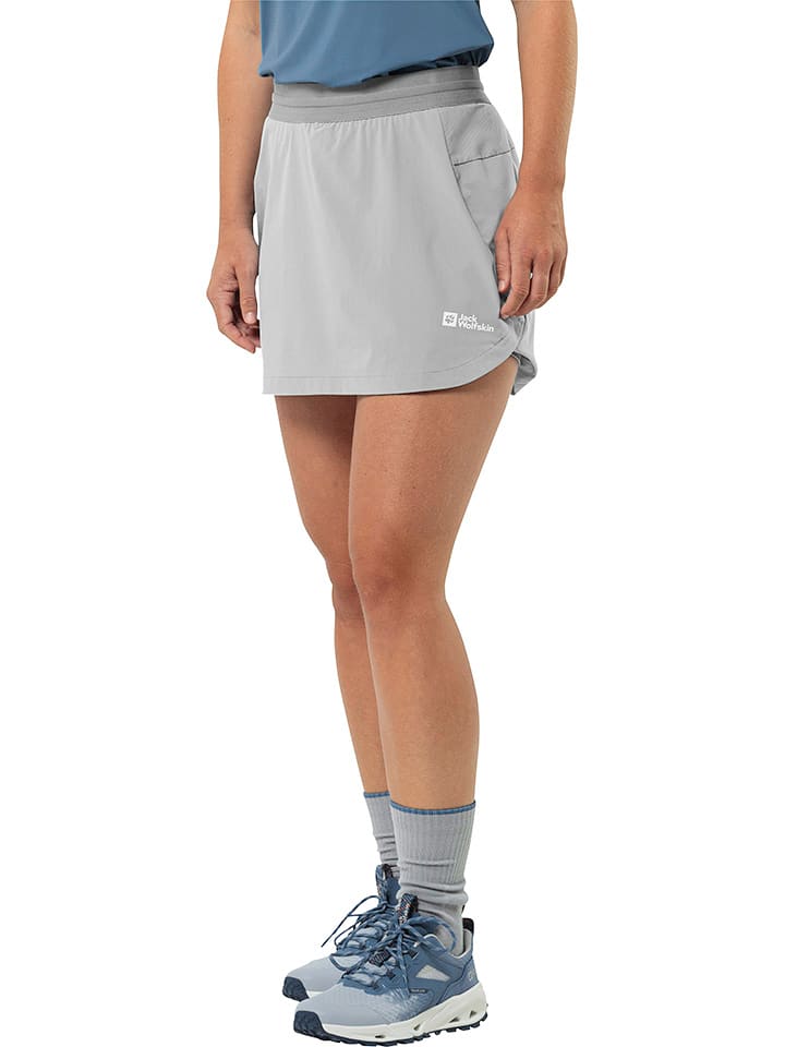 Jack Wolfskin Spódnico-spodenki "Prelight Chill" w kolorze szarym rozmiar: L