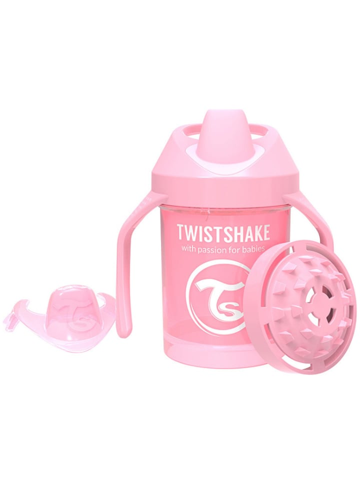 Twistshake Butelka w kolorze jasnoróżowym do nauki picia - 230 ml rozmiar: onesize